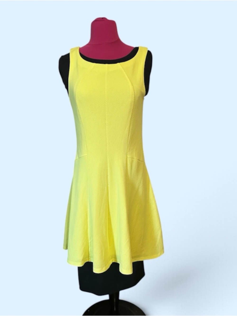 Yellow Sleeveless Fit & Flare Dress - NWT